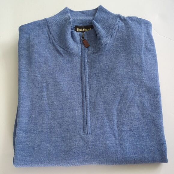 Paul Stuart 1/4 Zip Sweater Size XL - Picture 8 of 8